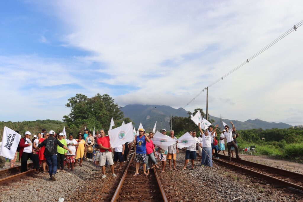 MAB faz ato no Espírito Santo (Foto: Juliana Nicoli)