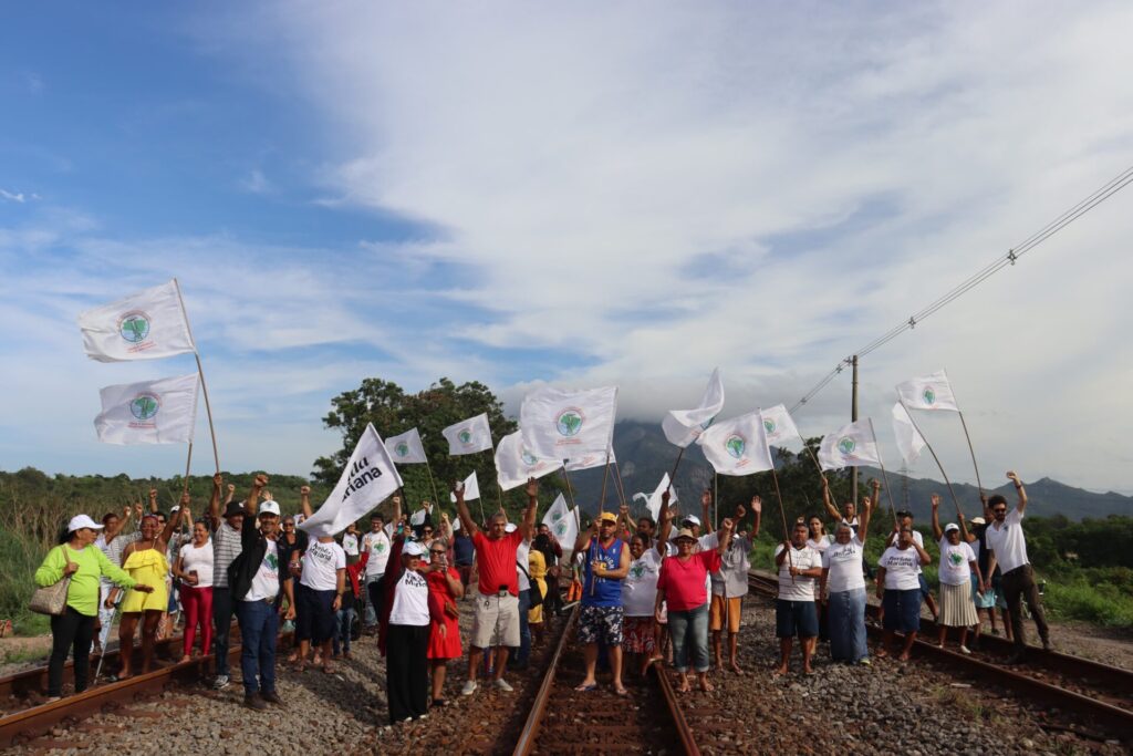 MAB faz ato no Espírito Santo (Foto: Juliana Nicoli)