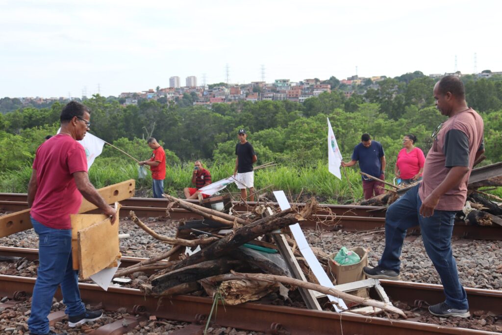 MAB faz ato no Espírito Santo (Foto: Juliana Nicoli)