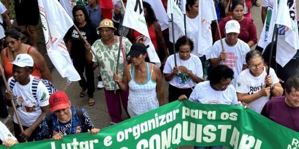 Ato marca 9 anos da tragédia de Mariana (Foto: Lucas Mota/Revida Mariana)